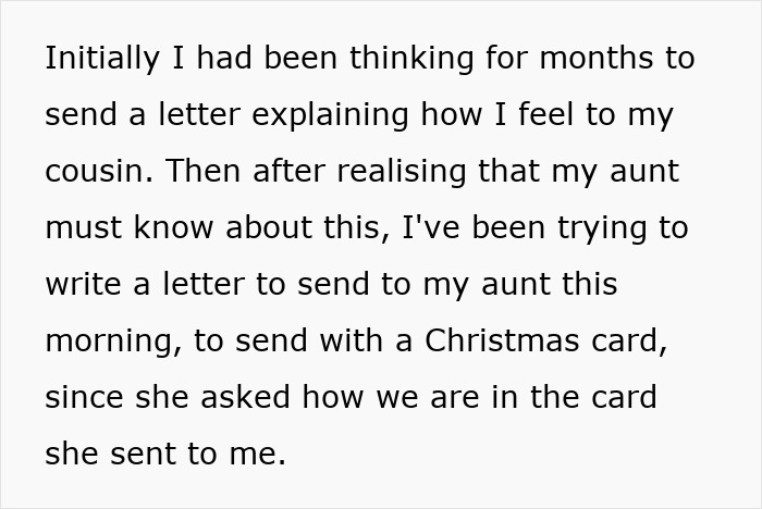 Text from a letter about inheritance concerns and family communication. Text from a letter about inheritance concerns and family communication.