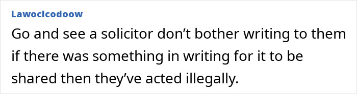 Comment advising legal action over withheld inheritance from deceased uncle. Comment advising legal action over withheld inheritance from deceased uncle.