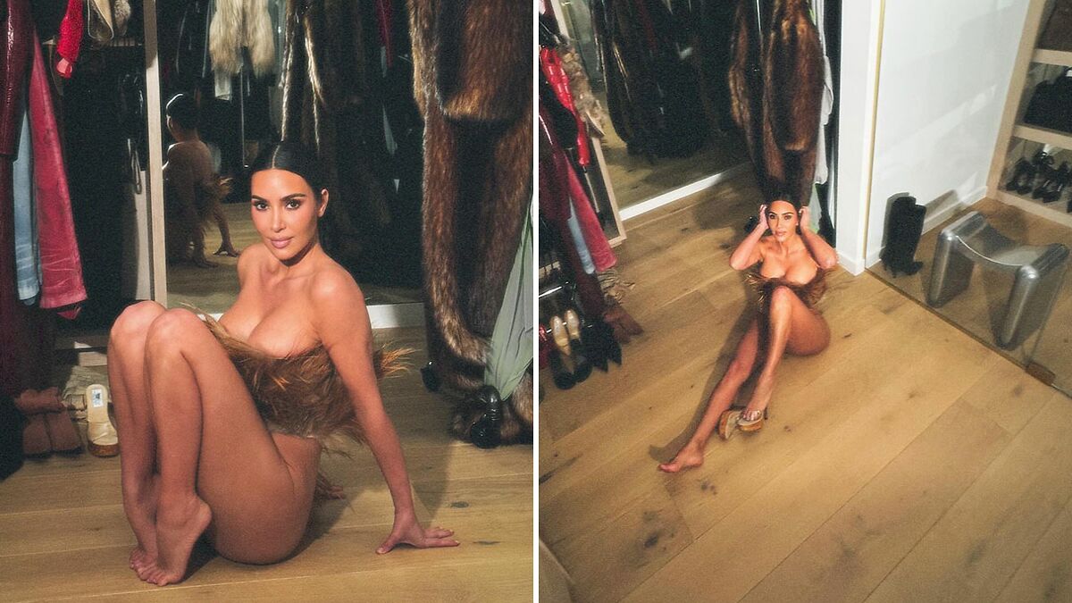 “She Needs To Shave Her Underarm Hair”: Kim Kardashian Slammed For Panty-Less Photo In Closet