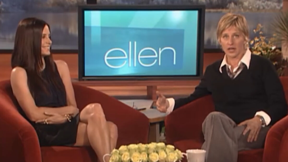 Old Interview Clip Reposted By Ellen Sparks Outrage Over Courteney Cox’s Discomfort