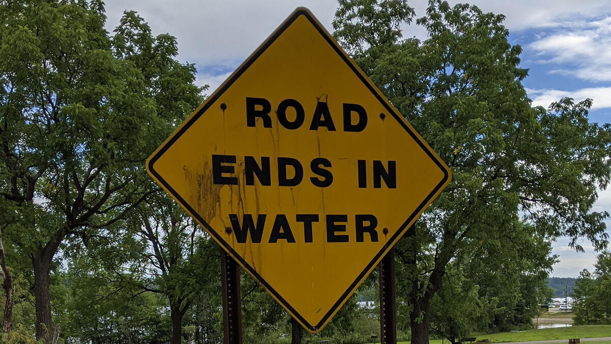 Just “Pond”ering Rain On The Roadways