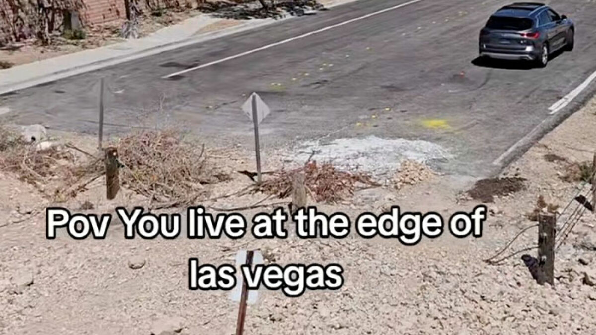 People Living On The Edge Of Vegas Stun Internet With TikToks Showing How The City Ends