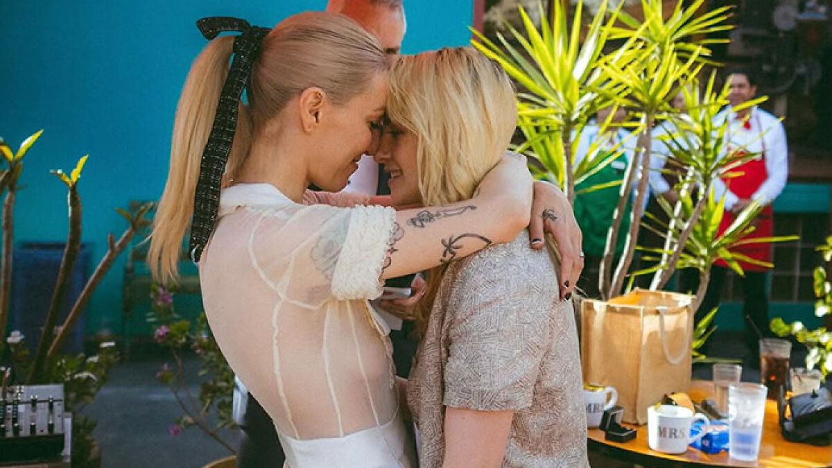 “Lovebirds” Kristen Stewart And Wife Dylan Meyer Share Intimate Wedding Snaps Filled With PDA