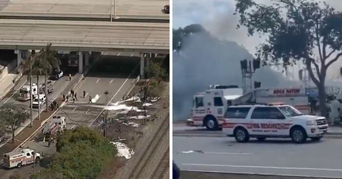 “Helicopter Yesterday, Now This”: Plane Explodes After Missing Runway In Florida