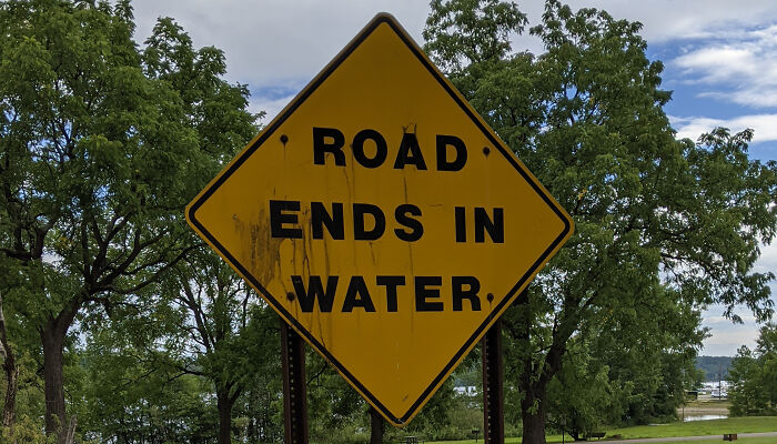Just “Pond”ering Rain On The Roadways