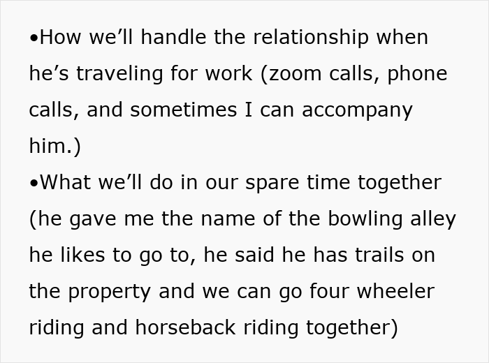 Text outlining relationship plans, including travel and leisure activities, highlighting a woman's clever escape strategy. Text outlining relationship plans, including travel and leisure activities, highlighting a woman's clever escape strategy.