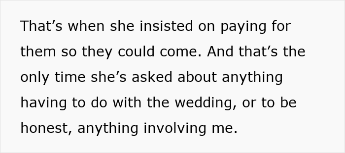 Text excerpt about bride’s joy turning into drama as parents treat wedding secrets like gossip, affecting moments. Text excerpt about bride’s joy turning into drama as parents treat wedding secrets like gossip, affecting moments.
