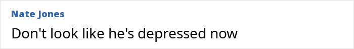 Nate Jones comments on Justin Bieber's happiness, noting he doesn't look depressed in the context of recent events. Nate Jones comments on Justin Bieber's happiness, noting he doesn't look depressed in the context of recent events.