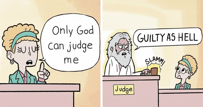 This Webcomic Artist Turns Dark Humor Into A Strikingly Unique Style (15 Pics)