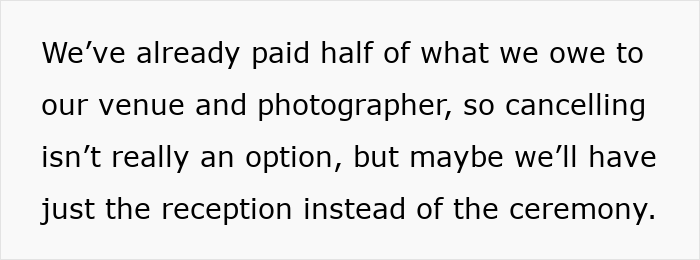 Text message discussing difficulties in a bride’s wedding plans due to parents turning wedding secrets into gossip. Text message discussing difficulties in a bride’s wedding plans due to parents turning wedding secrets into gossip.