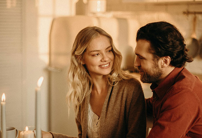 Pregnant wife and husband share a warm moment indoors as hubby confronts family over her treatment and sets boundaries. Pregnant wife and husband share a warm moment indoors as hubby confronts family over her treatment and sets boundaries.