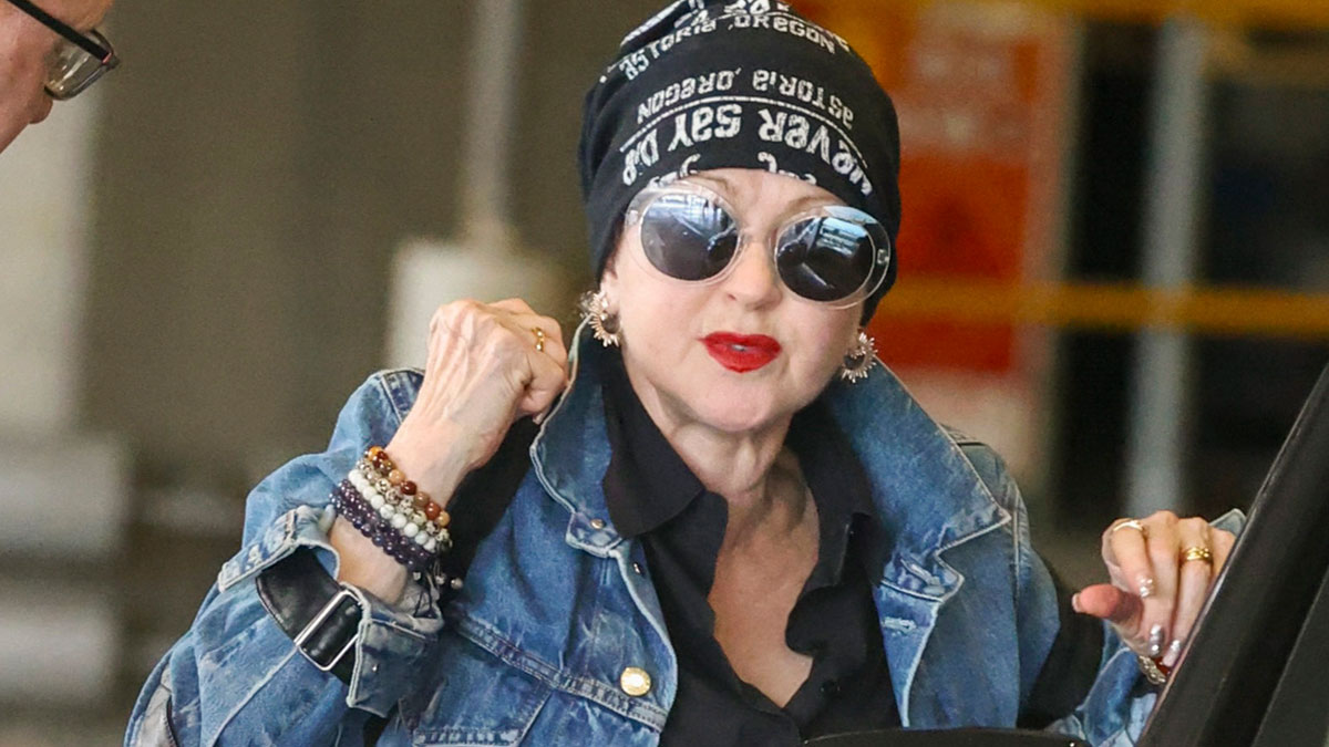 71YO Star Cyndi Lauper Proves She’s A Timeless Icon, Rocking A Beanie And Denim At Sydney Airport