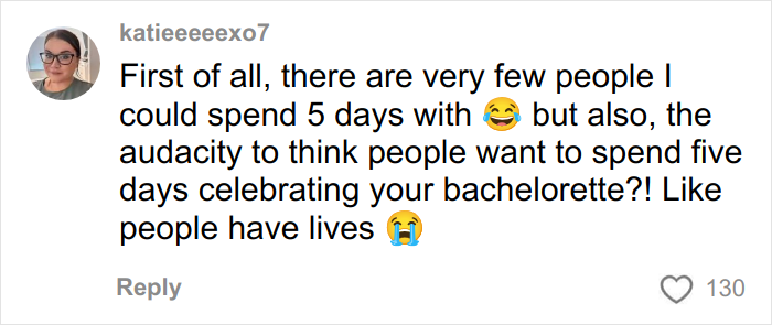 Woman Who Refuses To Go Into Debt Over Bachelorette Party Sparks Debate About Boundaries