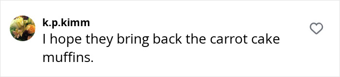 Comment about Costco carrot cake muffins preferences. Comment about Costco carrot cake muffins preferences.