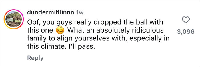 Comment criticizing Crumbl's Kardashian cookies as ridiculous, receiving over 3,000 likes. Comment criticizing Crumbl's Kardashian cookies as ridiculous, receiving over 3,000 likes.