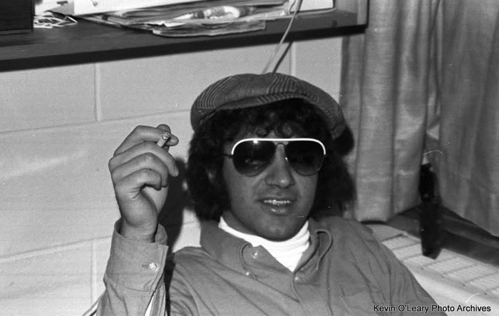 Kevin O’Leary in sunglasses and hat, relaxed and smiling, representing early days of a now $400M net worth journey.