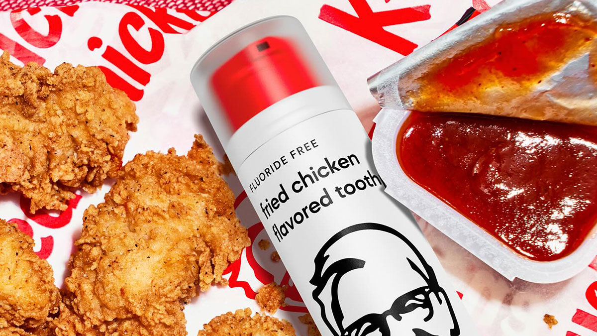 KFC Introduces Toothpaste That Tastes Like Their Chicken And Stock Is Already Running Low