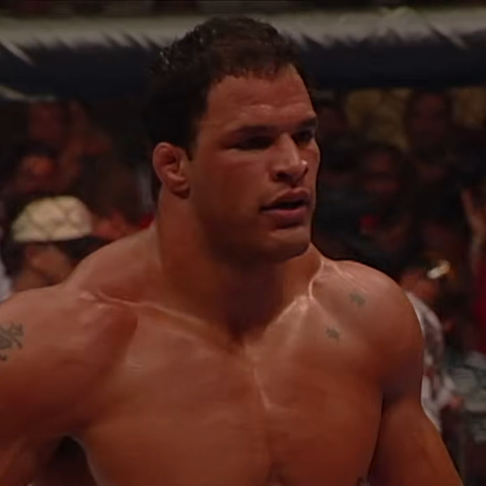 Muscular man in a wrestling ring, sparking confusion about Dwayne Johnson's look in an upcoming movie. Muscular man in a wrestling ring, sparking confusion about Dwayne Johnson's look in an upcoming movie.