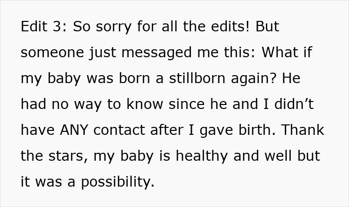 Text discussing husband's absence during wife's childbirth and potential concerns. Text discussing husband's absence during wife's childbirth and potential concerns.
