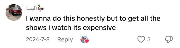 Commenter discusses the cost of collecting physical media for shows they watch. Commenter discusses the cost of collecting physical media for shows they watch.