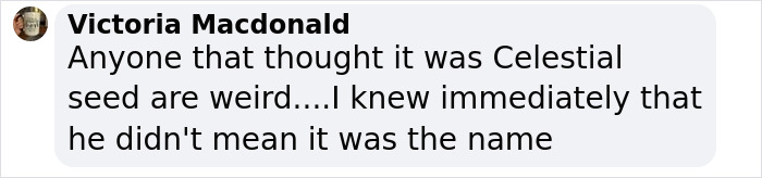 Text screenshot discussing baby name confusion related to Machine Gun Kelly and Megan Fox. Text screenshot discussing baby name confusion related to Machine Gun Kelly and Megan Fox.