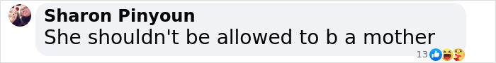 Comment criticizing a mom's parenting in a discussion about child safety. Comment criticizing a mom's parenting in a discussion about child safety.