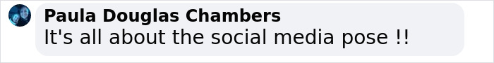 Comment from Paula Douglas Chambers about social media poses related to a safer home discussion. Comment from Paula Douglas Chambers about social media poses related to a safer home discussion.