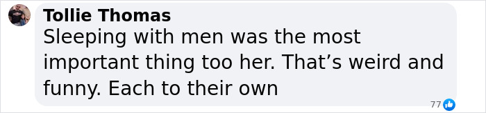 Comment about woman leaving husband for multiple partners after cancer diagnosis. Comment about woman leaving husband for multiple partners after cancer diagnosis.