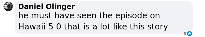 Comment referencing TV episode similar to doctor and cliff incident. Comment referencing TV episode similar to doctor and cliff incident.