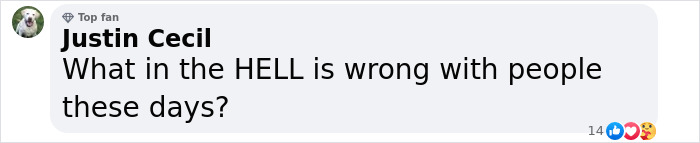 Facebook comment questioning behavior in society. Facebook comment questioning behavior in society.