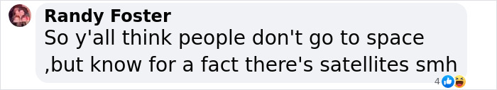 Comment critical of space travel disbelief amidst Blue Origin flight skepticism. Comment critical of space travel disbelief amidst Blue Origin flight skepticism.