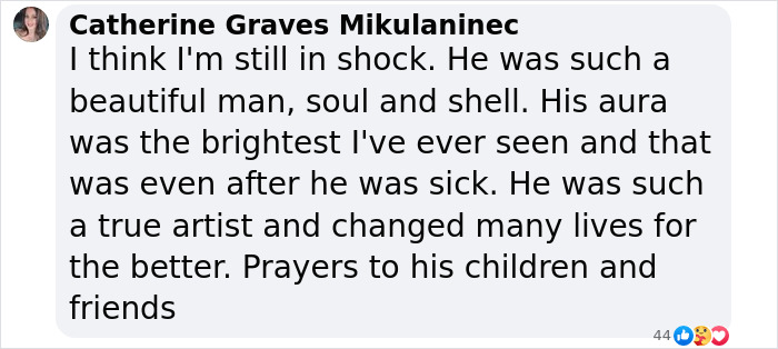 Comment expressing shock and admiration for legendary Hollywood actor Val Kilmer. Comment expressing shock and admiration for legendary Hollywood actor Val Kilmer.