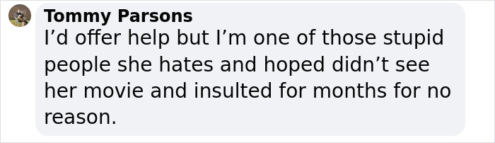 Comment criticizing Rachel Zegler's plea for help with her sick dog. Comment criticizing Rachel Zegler's plea for help with her sick dog.