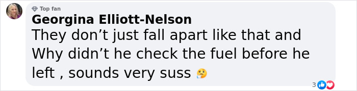 Comment discussing NYC helicopter pilot crash, questioning fuel check. Comment discussing NYC helicopter pilot crash, questioning fuel check.