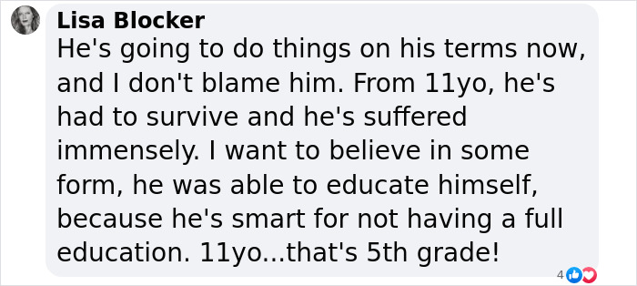 Comment on man's survival and education despite an "evil" stepmom's captivity. Comment on man's survival and education despite an "evil" stepmom's captivity.