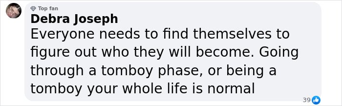 Comment discussing Shiloh Jolie-Pitt's transformation and phases of self-discovery. Comment discussing Shiloh Jolie-Pitt's transformation and phases of self-discovery.