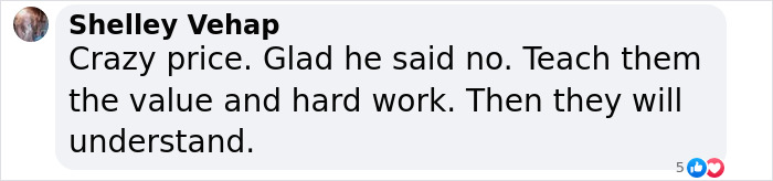 Comment praising Ben Affleck for teaching his kids work value and hard work. Comment praising Ben Affleck for teaching his kids work value and hard work.