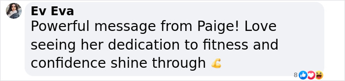 Comment praising a golf influencer's fitness journey and body transformation. Comment praising a golf influencer's fitness journey and body transformation.