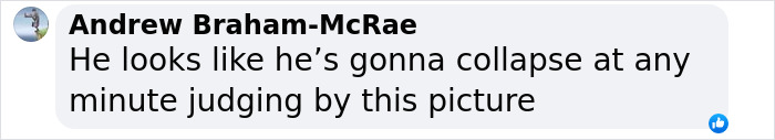 Comment by Andrew Braham-McRae on a man who passed away on vacation, expressing concern about his appearance. Comment by Andrew Braham-McRae on a man who passed away on vacation, expressing concern about his appearance.