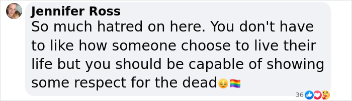 Comment on Jiggly Caliente's passing, urging respect and kindness amidst negative reactions. Comment on Jiggly Caliente's passing, urging respect and kindness amidst negative reactions.