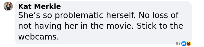 Comment criticizing streamer amid Minecraft and Jason Momoa controversy. Comment criticizing streamer amid Minecraft and Jason Momoa controversy.