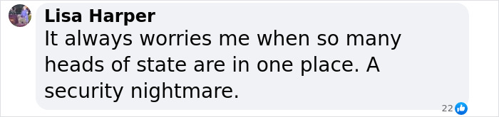 Comment on heads of state's presence impacting King Charles attending event. Comment on heads of state's presence impacting King Charles attending event.