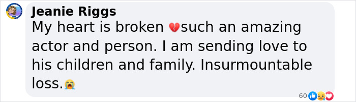 Comment expressing sadness over the passing of legendary actor Val Kilmer, highlighting his impact and offering condolences. Comment expressing sadness over the passing of legendary actor Val Kilmer, highlighting his impact and offering condolences.