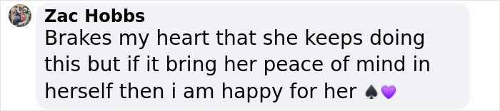 Comment on K-Pop star's transformation, expressing concern and support with heart and spade emojis. Comment on K-Pop star's transformation, expressing concern and support with heart and spade emojis.