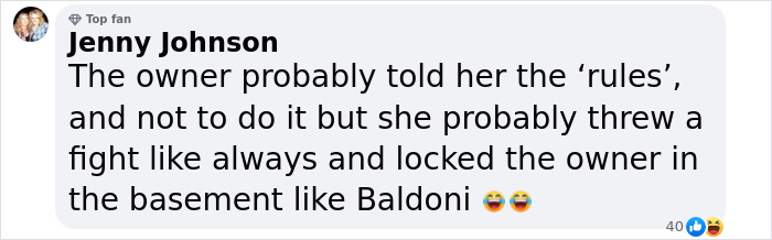 Jenny Johnson comment on donut shop incident involving PR stunt. Jenny Johnson comment on donut shop incident involving PR stunt.