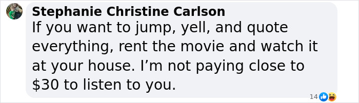 Comment criticizing rowdy TikTok trend interrupting 'Minecraft Movie' screening. Comment criticizing rowdy TikTok trend interrupting 'Minecraft Movie' screening.