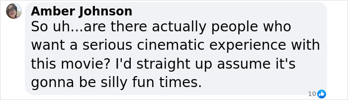 Social media comment questions serious take on Minecraft movie amid TikTok trend disruptions. Social media comment questions serious take on Minecraft movie amid TikTok trend disruptions.