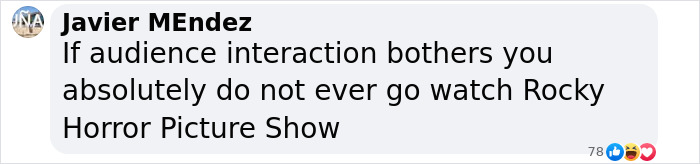 Comment on audience interaction during 'A Minecraft Movie' screening disruption. Comment on audience interaction during 'A Minecraft Movie' screening disruption.