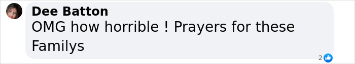 Comment reacting to New England serial assassination horror, expressing sympathy for victims' families. Comment reacting to New England serial assassination horror, expressing sympathy for victims' families.
