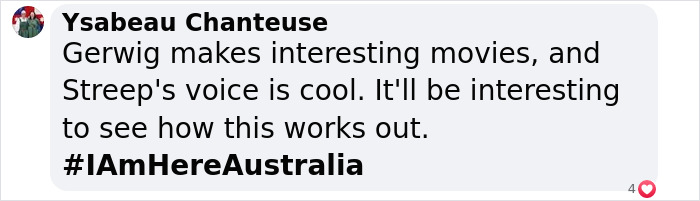 Comment on gender swap in 'Narnia' reboot sparks outrage; mentions Gerwig and Streep's voice. Comment on gender swap in 'Narnia' reboot sparks outrage; mentions Gerwig and Streep's voice.